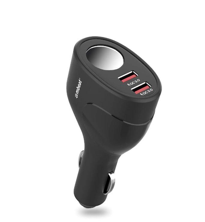 mbeat® Gorilla Power Dual Port QC3.0 Car Charger and Cigarette