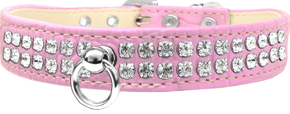 Mirage Pet Products 82-21-LPKC20 Style No.72 Rhinestone Designer Croc