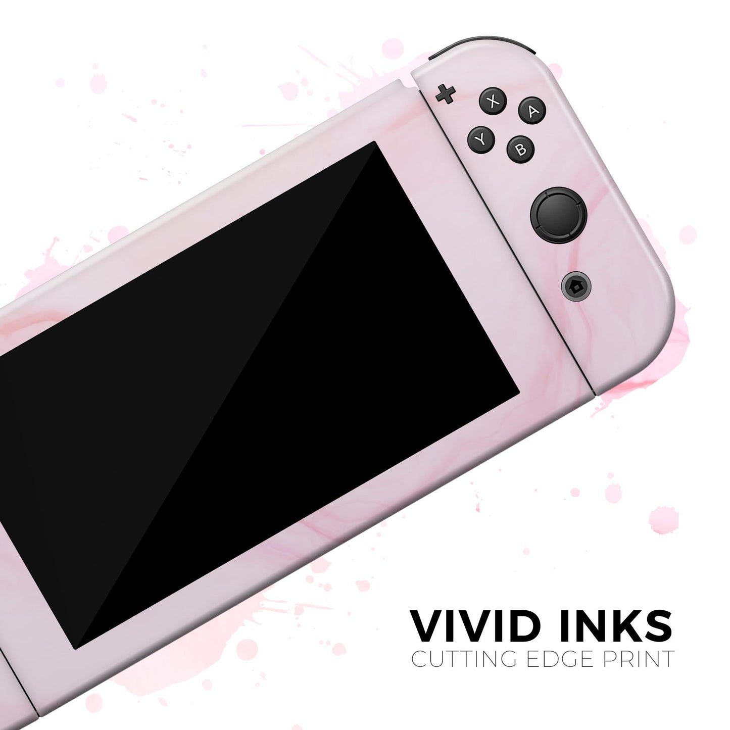 Marble Surface V1 Pink - Vinyl Skin Wrap for Nintendo Switch 2, OLED,