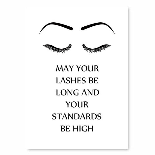 Modern Black White Girl Sexy Wall Art