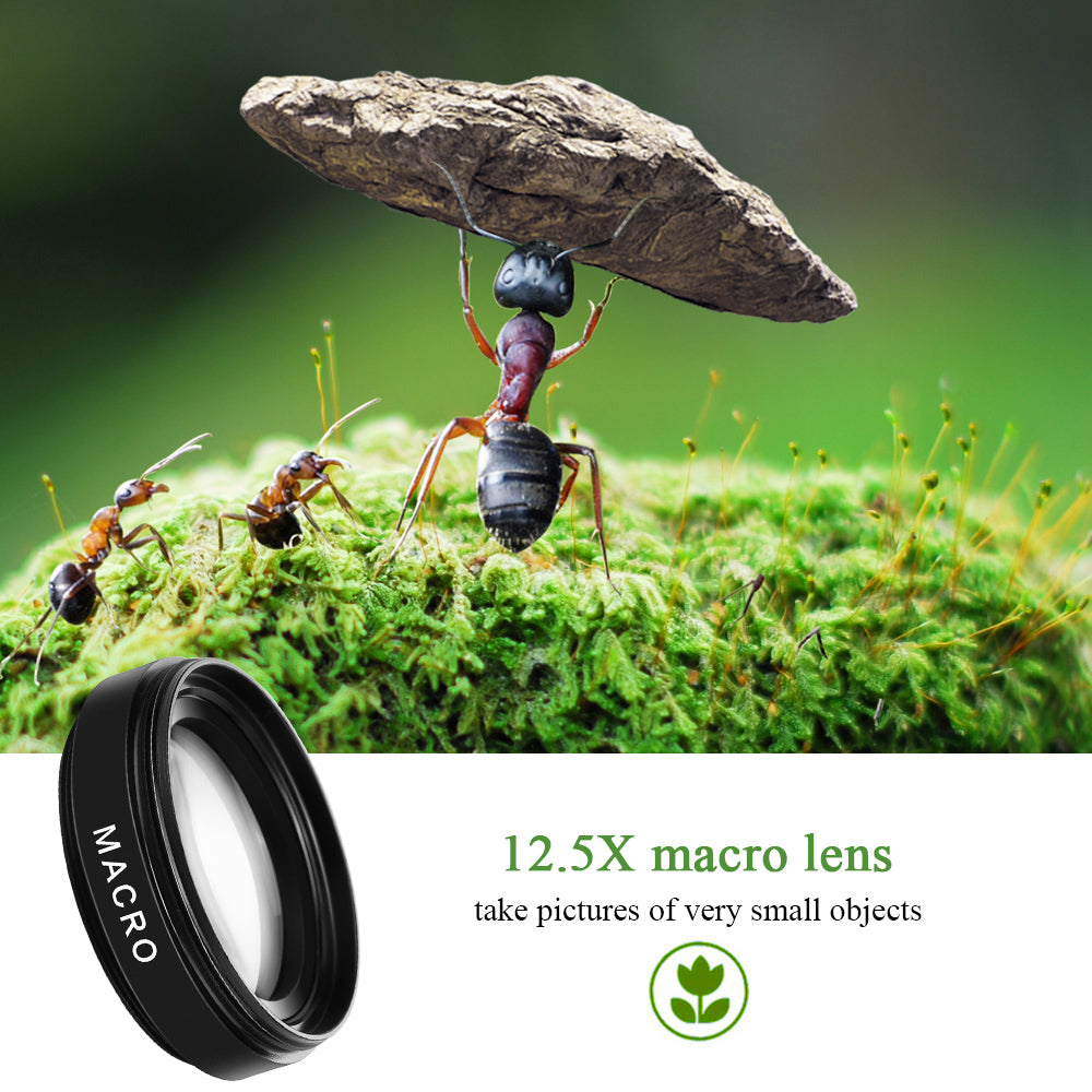 Clip-on Phone Camera Lens Professional HD Kit