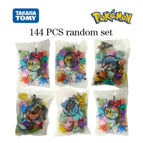 Pokemon Mini Figures 144 2-3cm/250 4-6cm Anime Model Different Styles