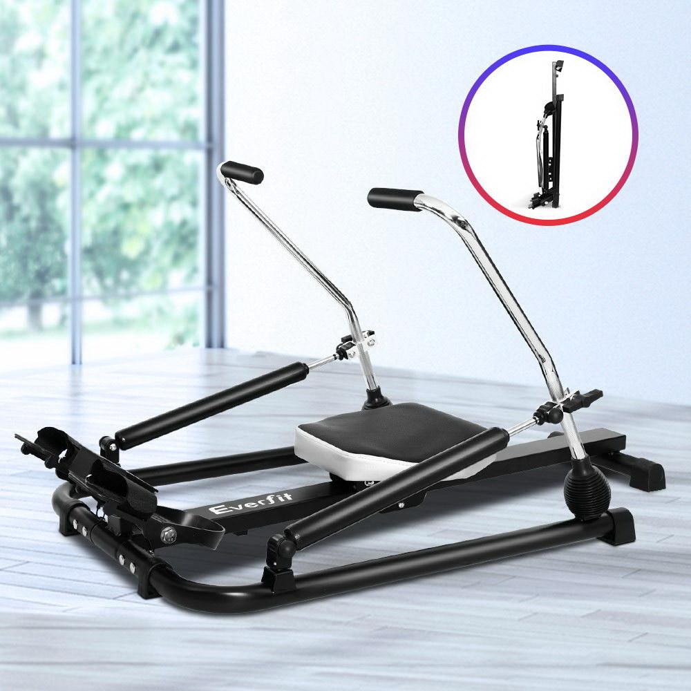 Everfit Rowing Machine Rower Hydraulic Resistance Fitness Gym Home