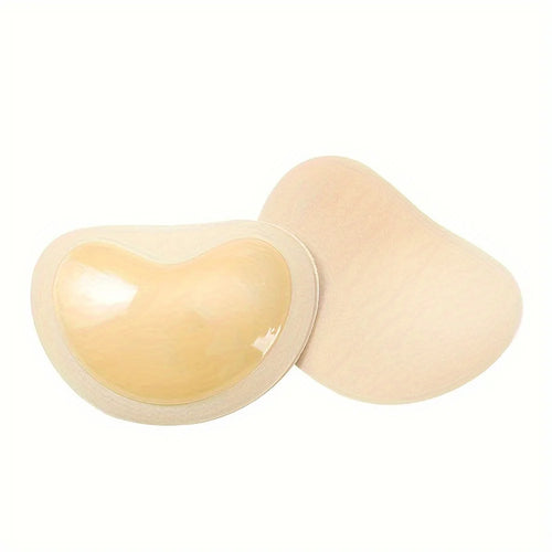 Push Up Reusable Bra Insert Pads, Stick-on Soft Chest Enhancer Pads,