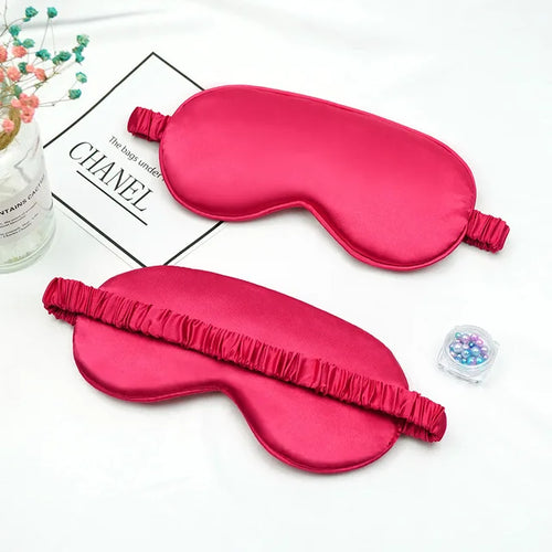 Imitated Silk Eye Patch Shading Sleep Eye Mask Eyepatch Travel Relax