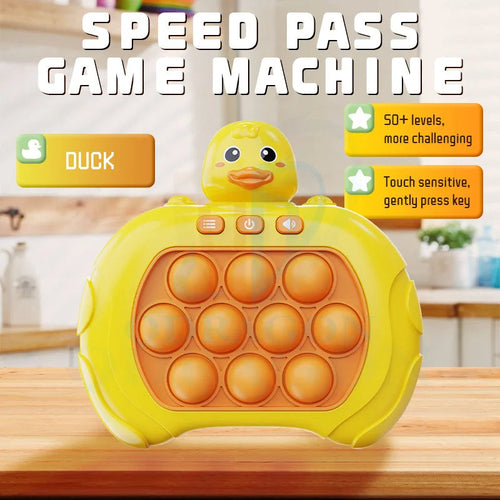 Pop Fidget Game Quick Push Bubble Game Handle Toy Anti-Stress Toys