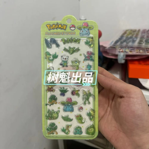Pokémon 3D Stereoscopic Crystal Stickers Children's Creative Handbooks