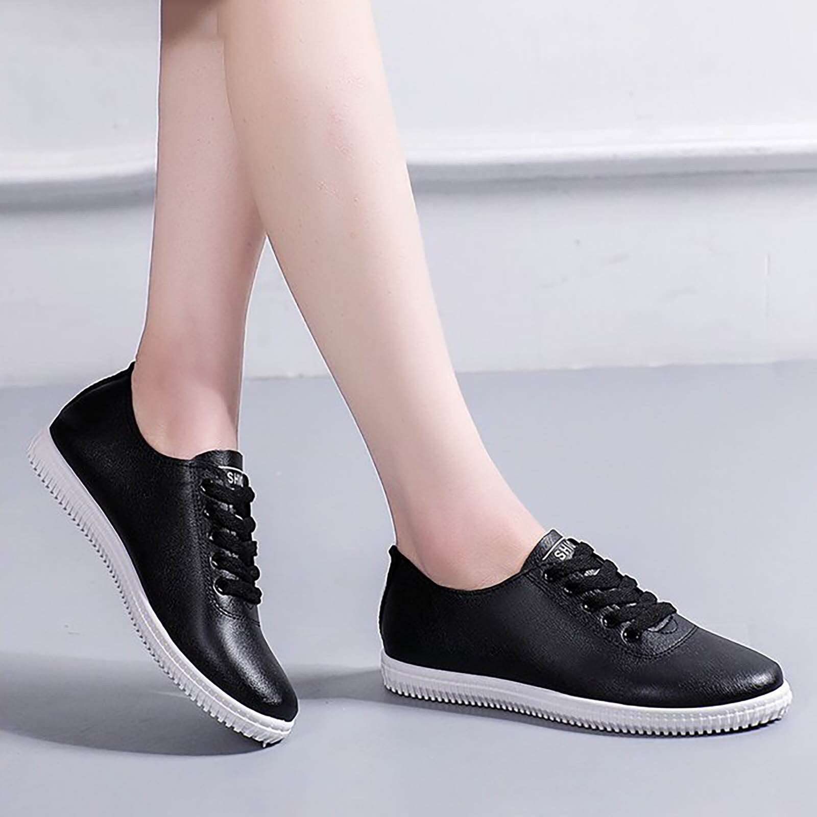 Fashion Loafers Flats Shoes Women Dressy Comfort Student Round Toe