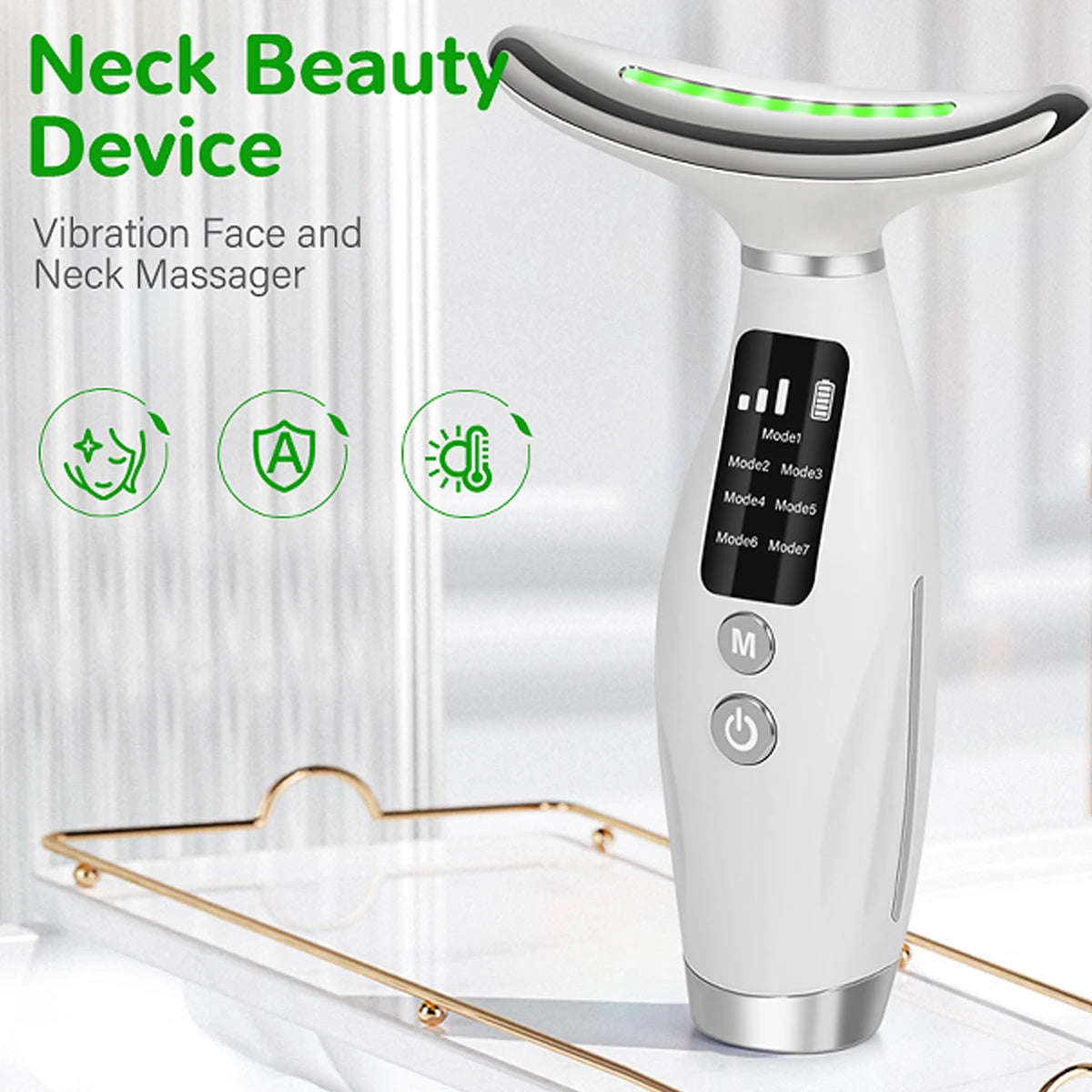 7 Colour Light Neck Instrument Face and Neck Whole Body Beauty Massage