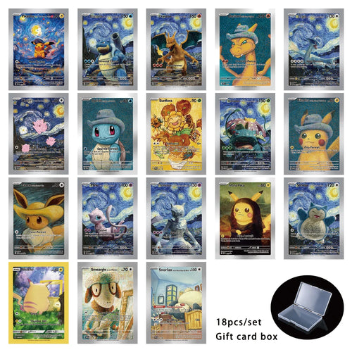 Cartoon Anime Pokemon Ptcg Self-Control Mewtwo Pikachu Collect Trading