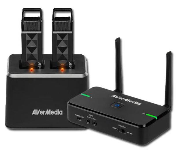 Avermedia Wireless Teacher Microphone AW315 Full Package - Dual Mic