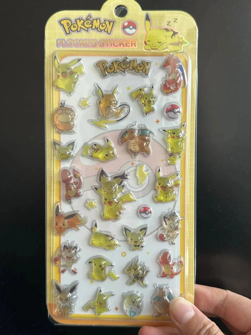 Pokémon Sticker Cute Cartoon Creativity Journal Ornament New Fashion