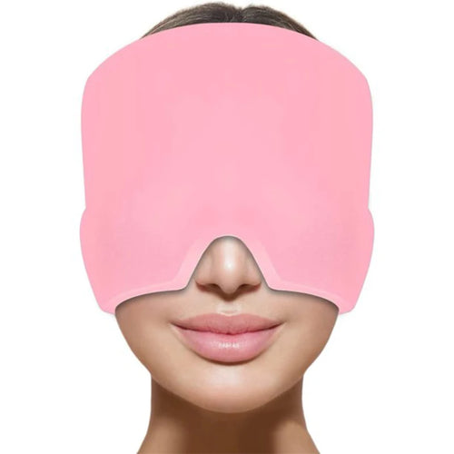Gel Cold Ice Cap Head Heat Treatment Head Wrap Face Mask Massage Sleep