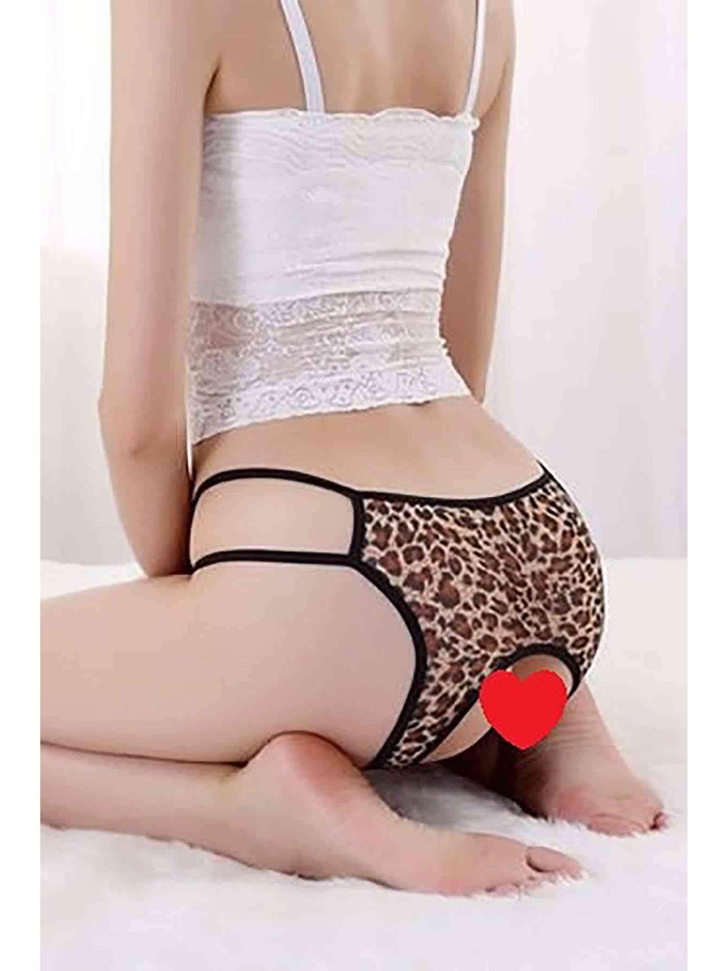 Leopard Thong