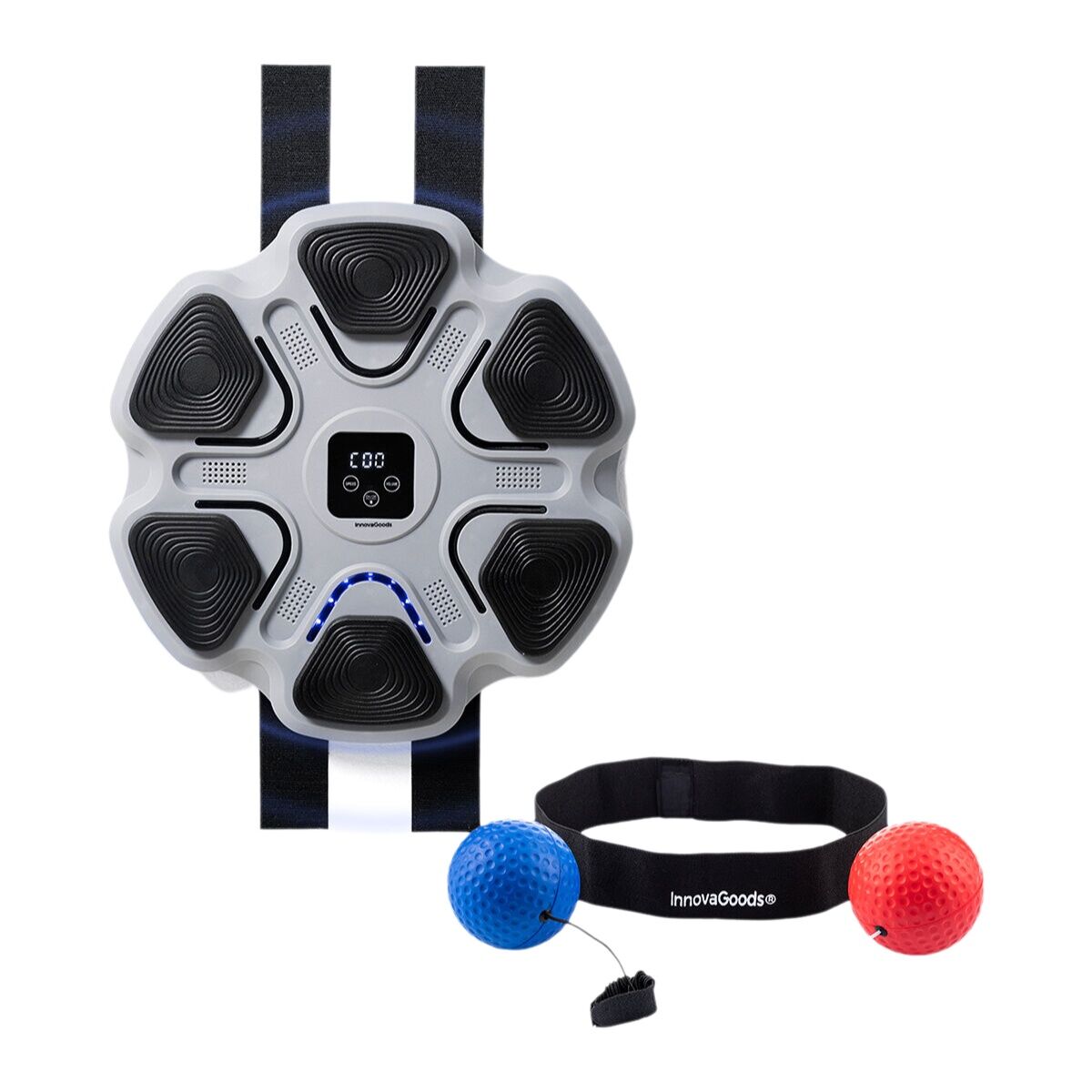 Training & Reflex Balls Set and Rechargeable Musical Boxing Machine