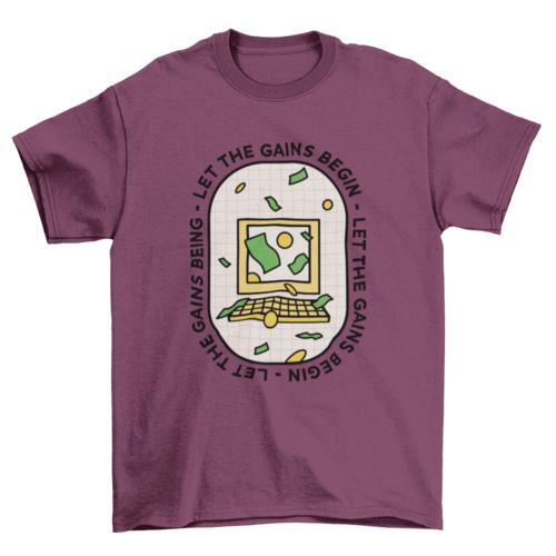 Crypto currency quote t-shirt
