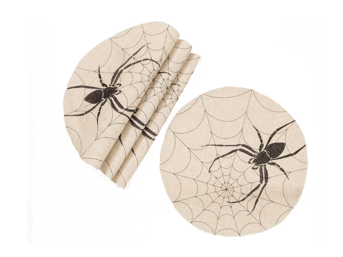 Creepy Spider 16In Placemats | Set of 4