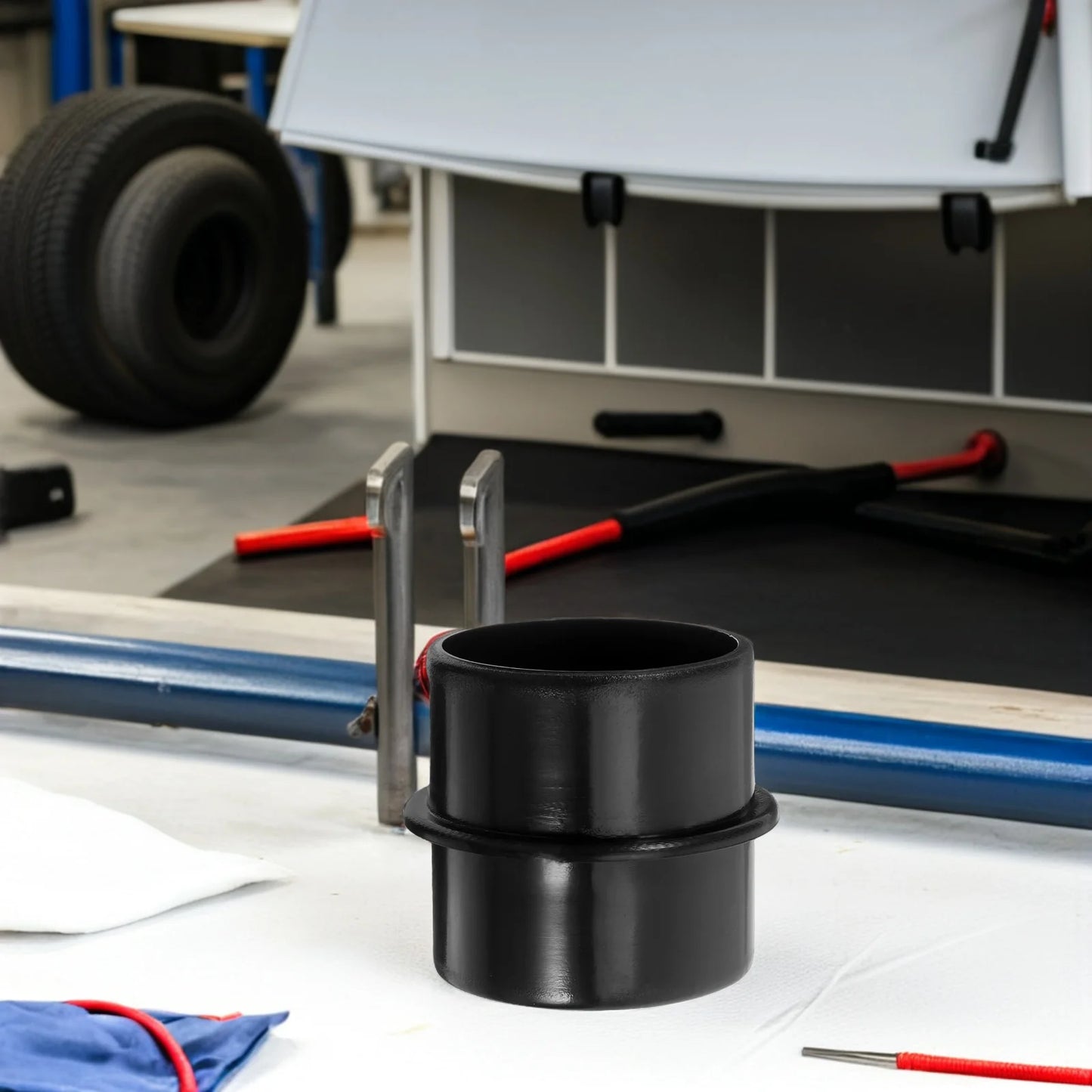 2 Pcs RV Air Outlet Interface Conditioner Portable Coupler for Exhaust Hose Extender Parts