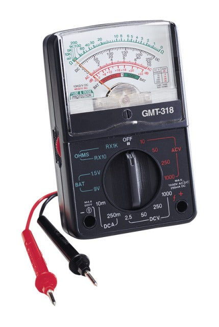 GB Electrical GMT318 500 Volt 14 Range Analog Multi-Tester