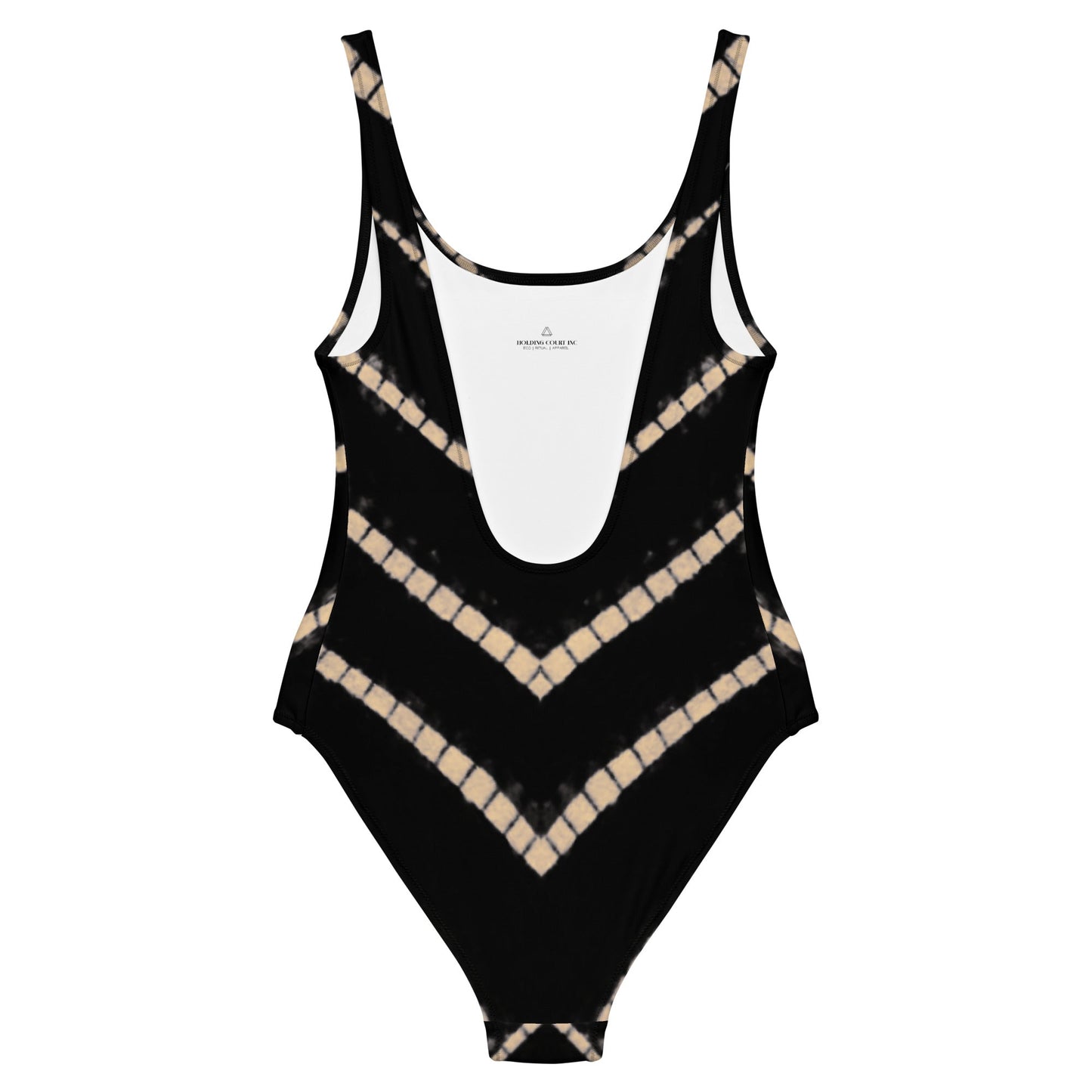 Petra One Piece Swimsuit in Black Shibori