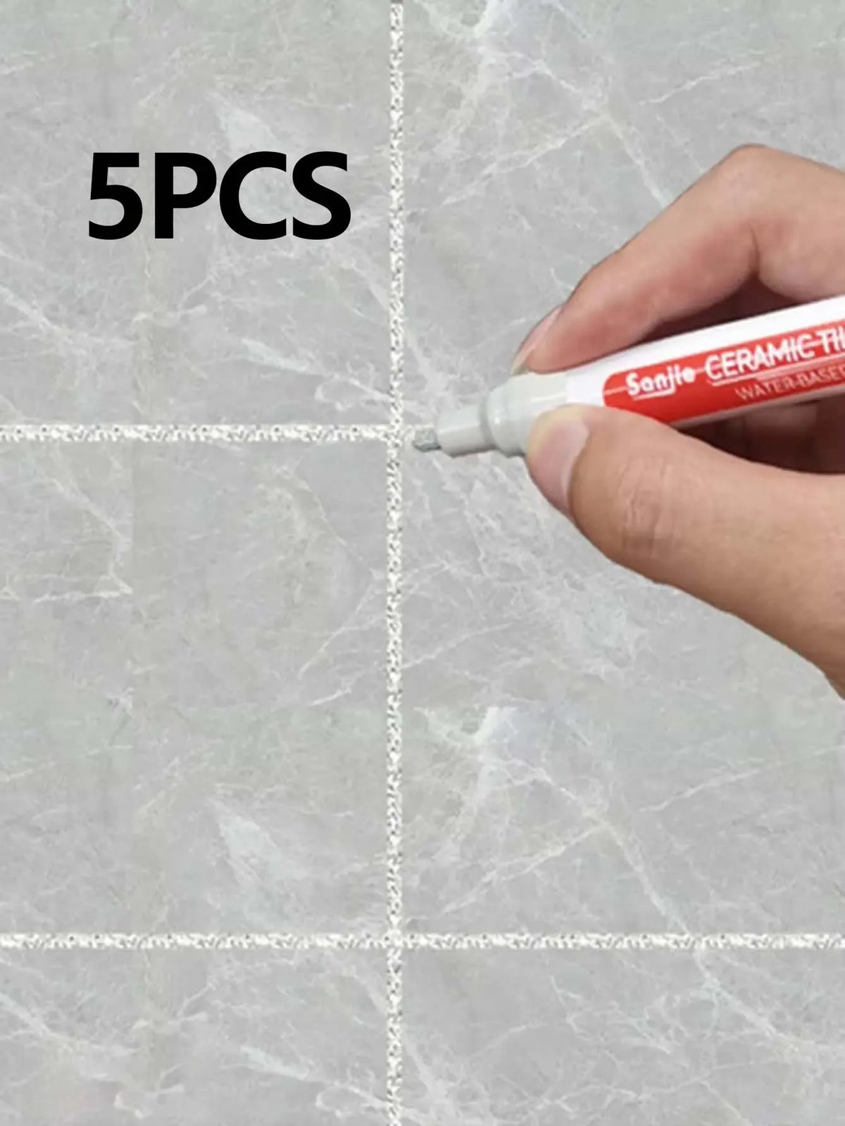 1/5/10PC Waterproof Marker Pen Wall Seam Repair Tiles Grout Markers Pens Floor Bathroom Decontamination Paint Brush Tools