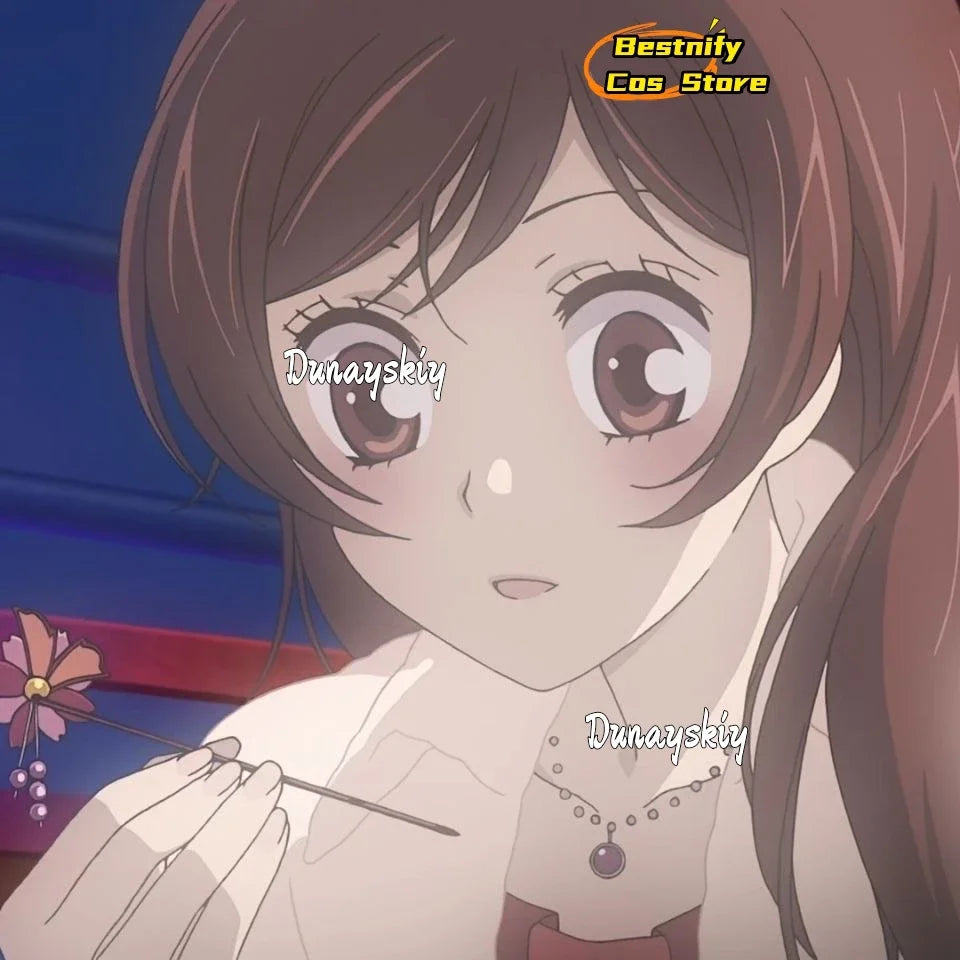 CosplayAnime Nanami Cosplay Costume Wooden Hair Stick Chinese Style Winding Flower Hairpin With Tassel Kamisama Love Role-playin