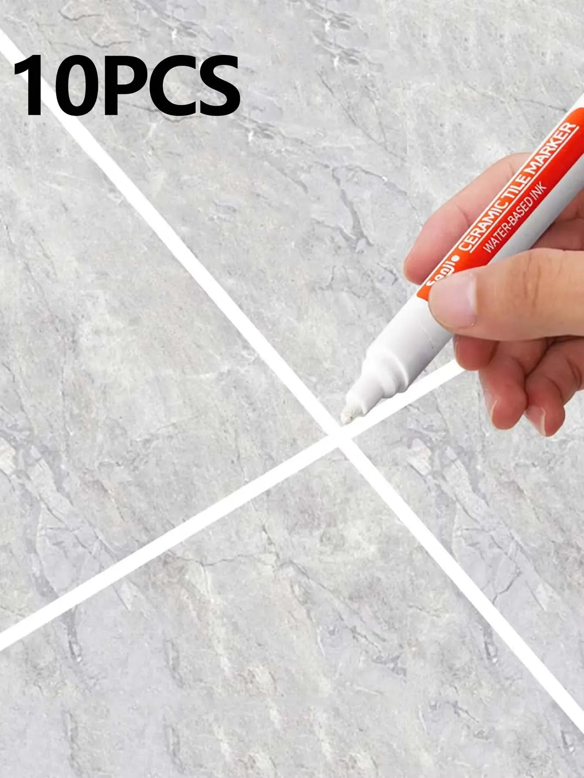 1/5/10PC Waterproof Marker Pen Wall Seam Repair Tiles Grout Markers Pens Floor Bathroom Decontamination Paint Brush Tools