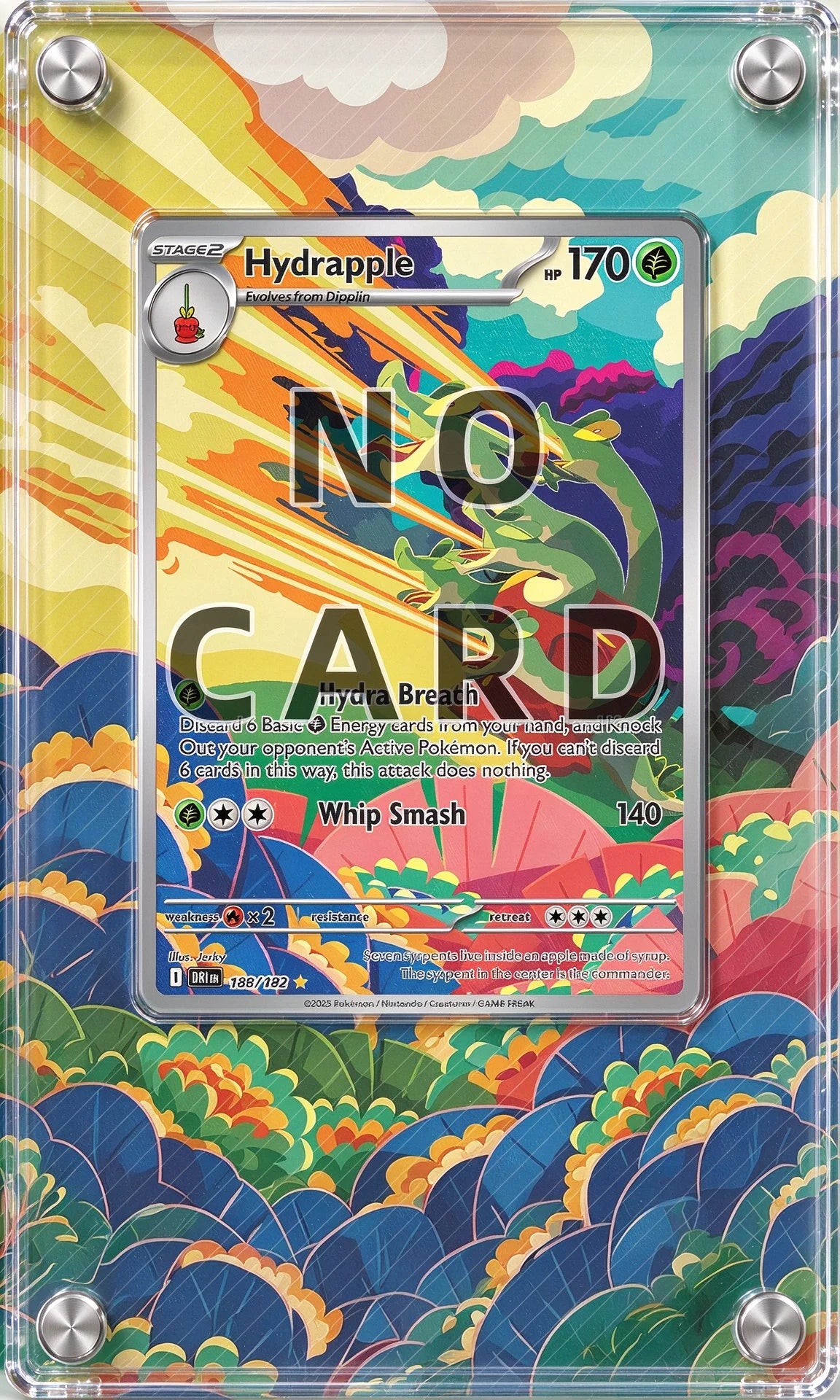 High-definition Acrylic Anime Battle Card Display Frame PTCG Card Collector Gift Desktop Ornament
