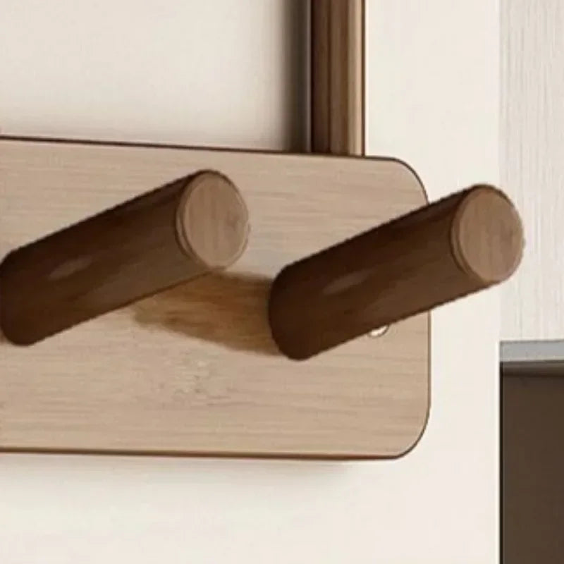 For Bamboo Wall Clothes Hanger Creative Simple Luxury Wall Hanging Coat Rack Bedroom Clothes Storage Living Room Home Furniture
