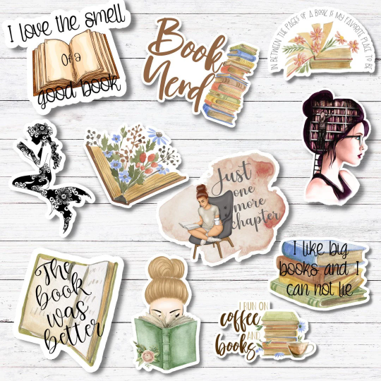 Books On The Brain Lightskinned Sticker/Magnet