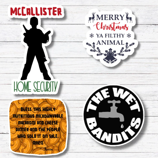 Home Security- Home Alone Sticker/Magnet