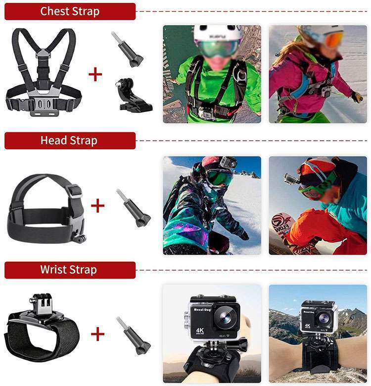 Hridz 58-in-1 Action Camera Accessories Kit for Insta360 GoPro Hero 10