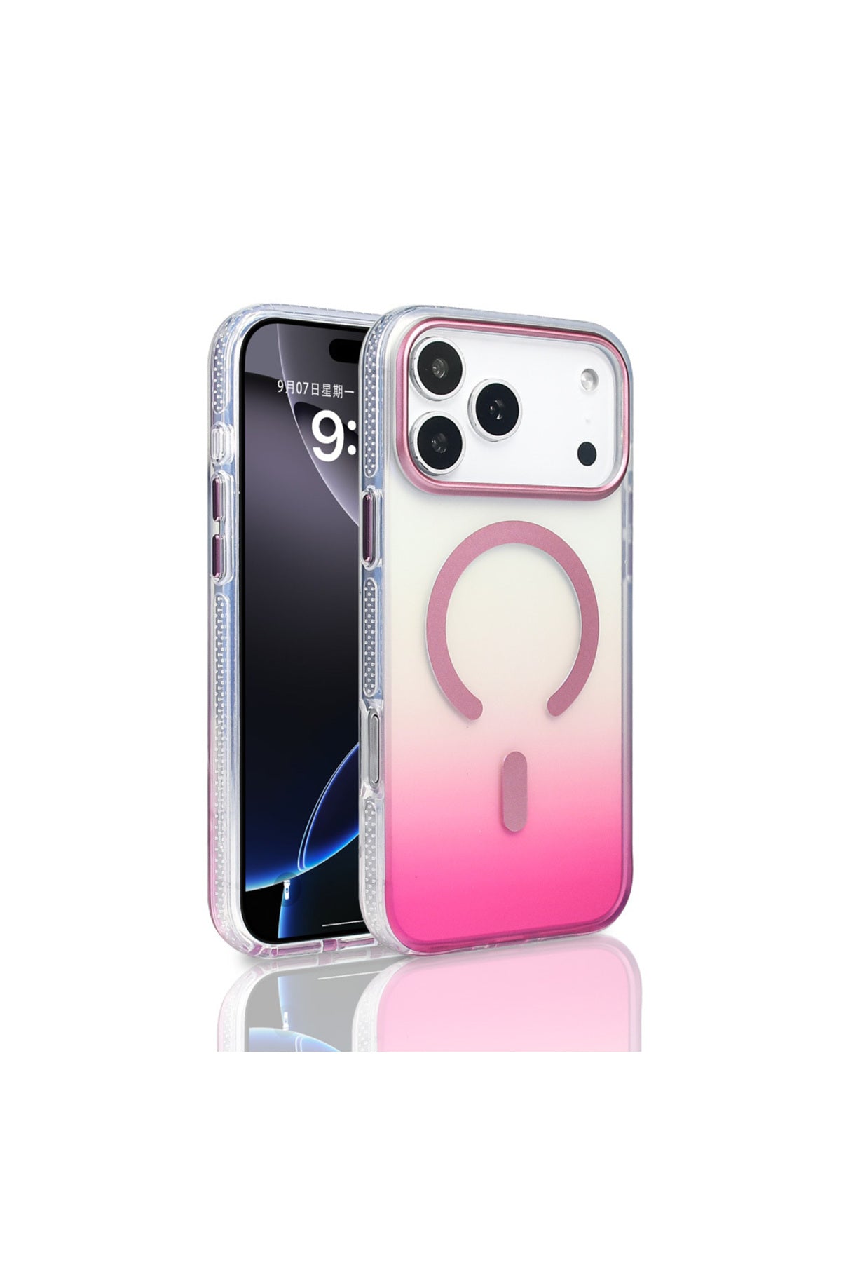 iPhone 17 Pro Max Case Rainbow Taurus Magnetic Charging Cover