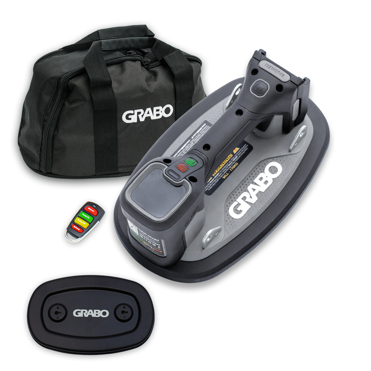 GRABO Pro Brushless Cordless Vacuum suction gripster Tool Only 375 lb