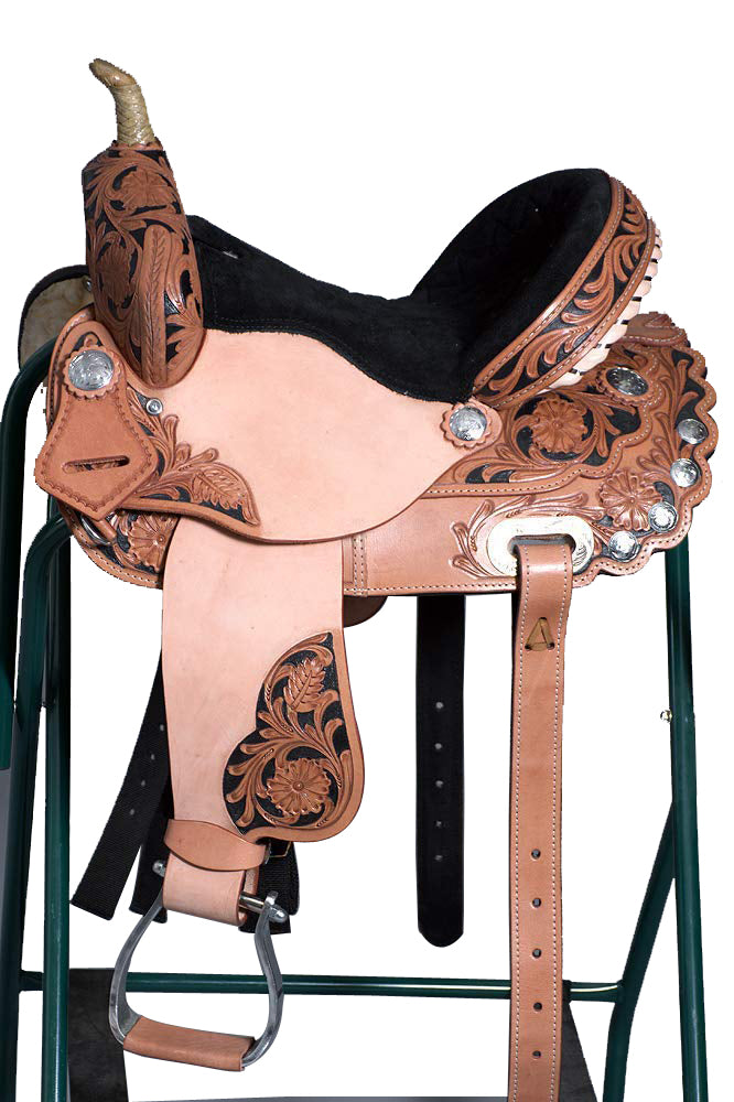 Premium Leather Western Kids Horse Saddle Size 10" to 13"