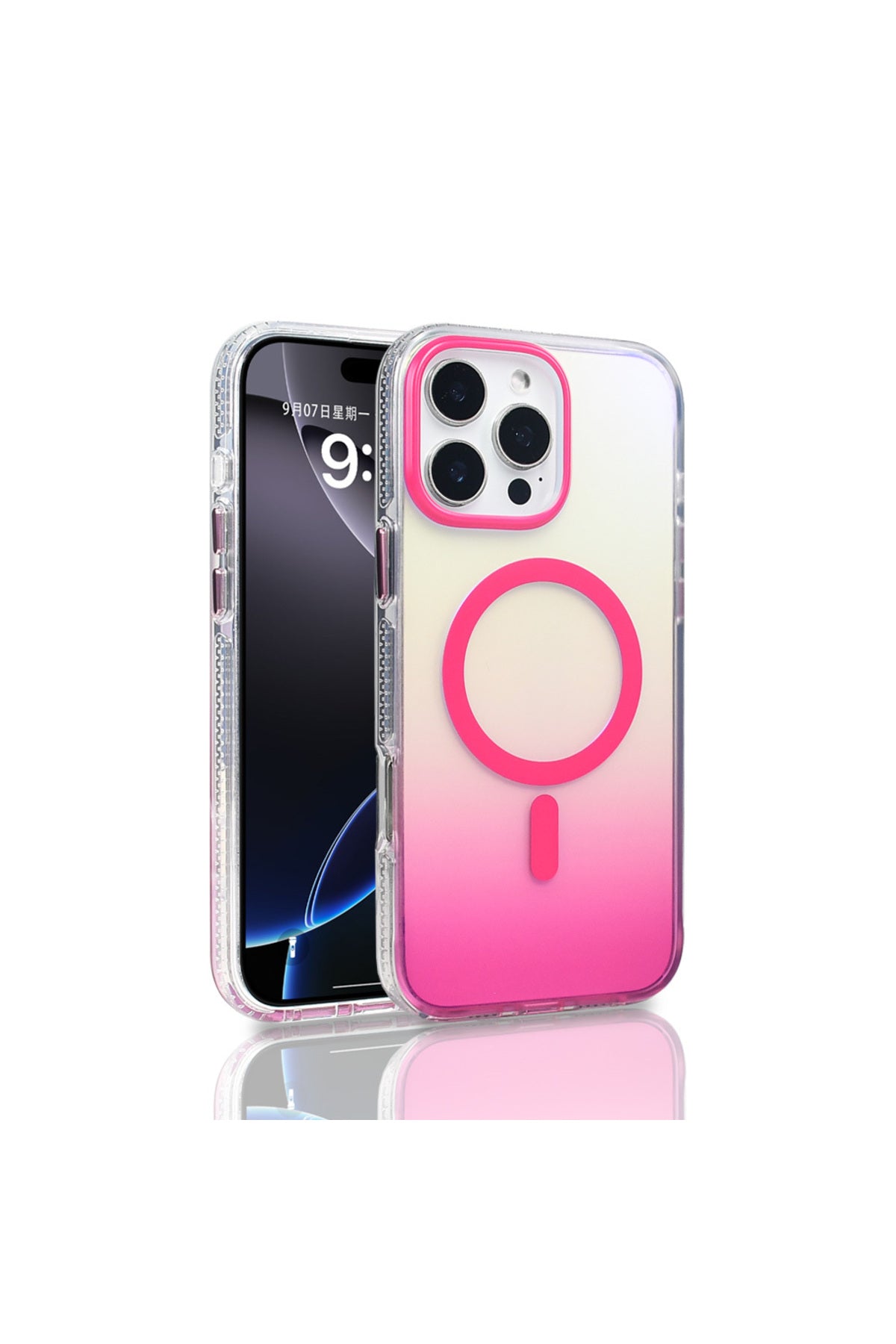 iPhone 16 Pro Max Case Rainbow Taurus Magnetic Charging Cover