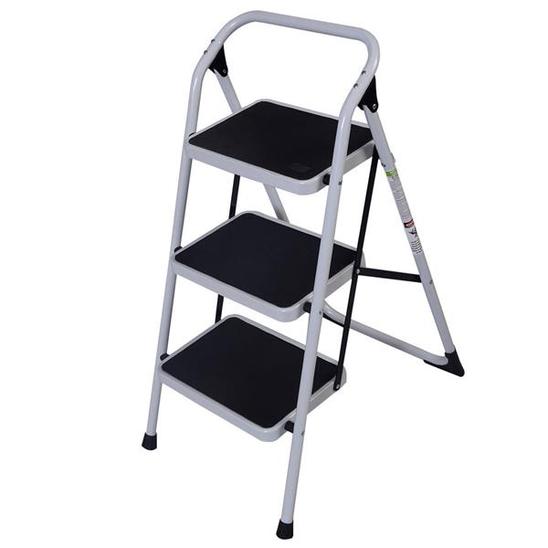 Home Use 3 Steps Short Handrail Iron Ladder