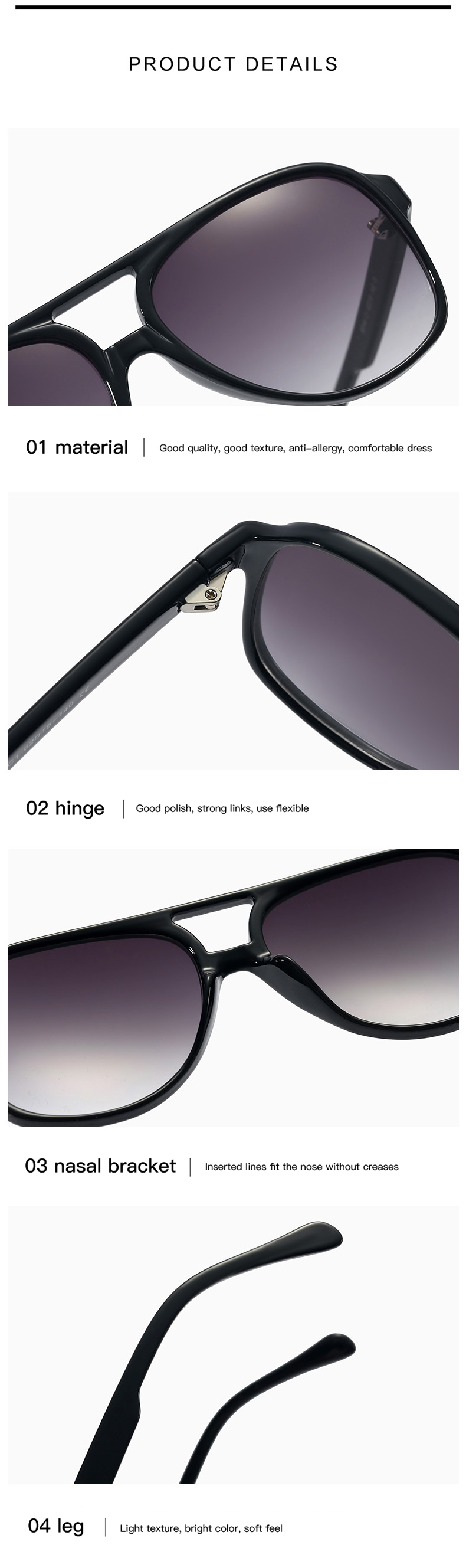 Vintage Retro Oversized Women Fashion Sunglasses