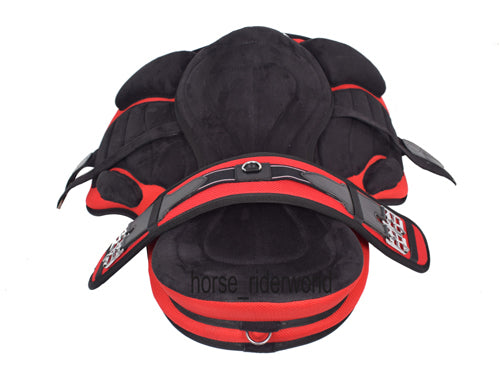 Treeless Freemax Synthetic Horse Saddle With Matching Girth