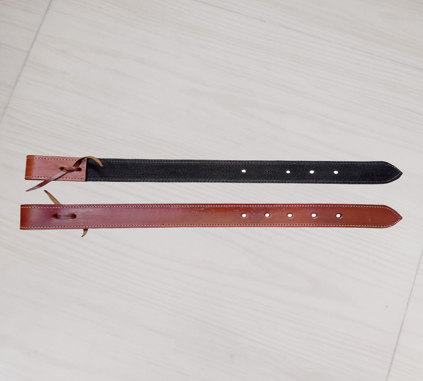Western Horse Leather Rear Flank Back Saddle Cinch 32" Inch