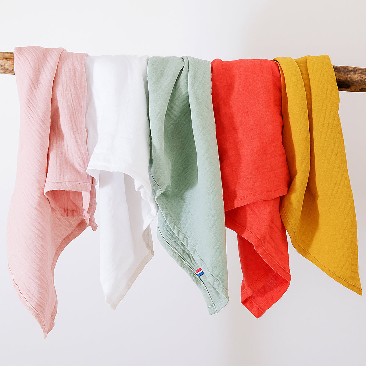 Organic Cotton Swaddles - Green