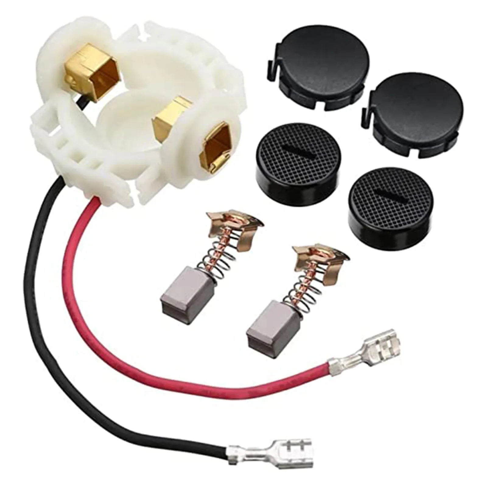 1 Set Plastic+Metal CB430 Carbon Brush Holder For-Makita 638921-2 BGA450 BGA452 DGA452 BGD800 Carbon Brush Holder Power Tools