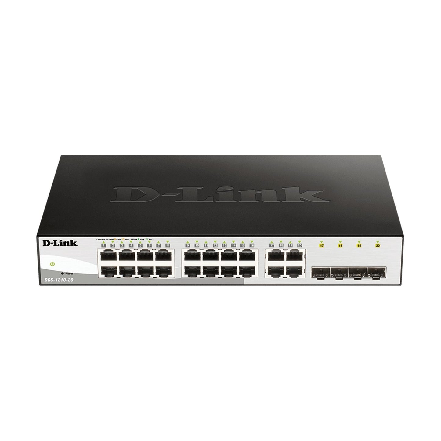 D-LINK/NET/16X1GB +4 SFP WEBSMART SWITCH/L2/RM
