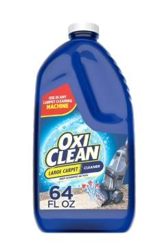 OxiClean Large Carpet Cleaner Liquid Solution for Steam Cleaning