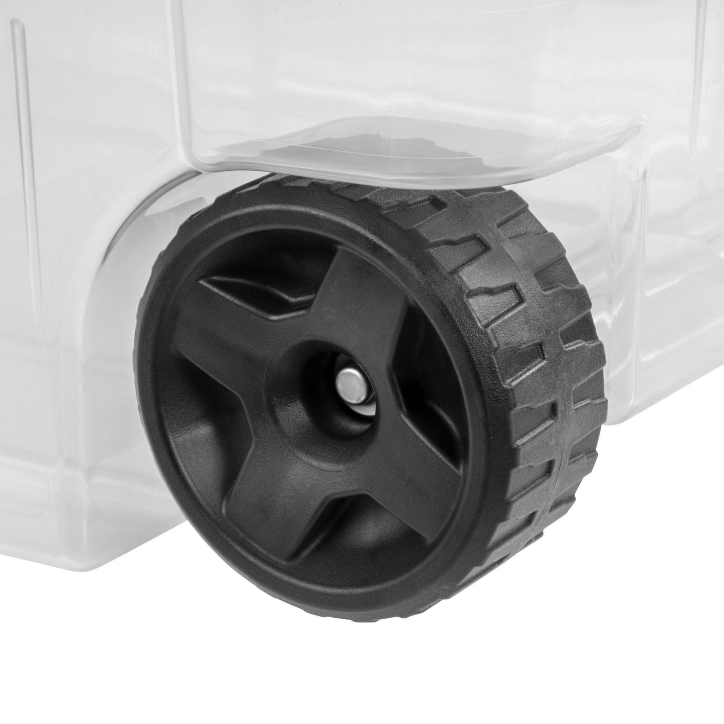 Extra Large Wheeled Storage Bin, 160 Quart Durable Clear Storage