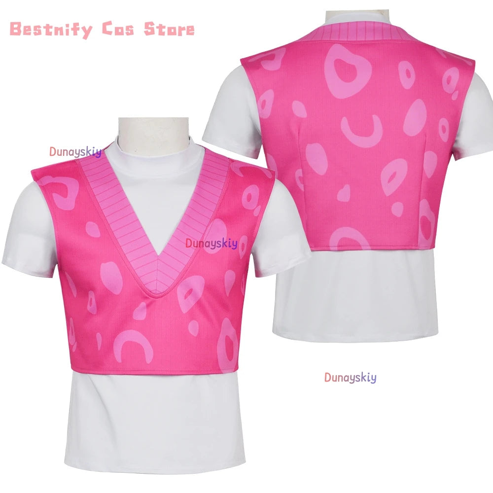 Sajaboys Cosplay Jinu Boy Group Anime Huntrix Movie Kpop Demon Handsome Vest Vampire Goth Punk Long Coat Korea Idol Halloween