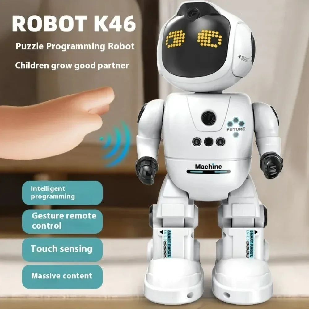 RC Robot Toy Gesture Sensing Programmable Interactive Music Dance Intelligent Remote Control Christmas Birthday Gift for Child