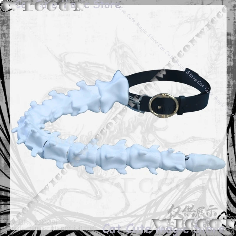 Anime Dragon Skull Tail Cosplay Furry Furrsuit 3D Polylactic Acid Bones Movable Joints Tail Halloween Christmas Party Comic Con