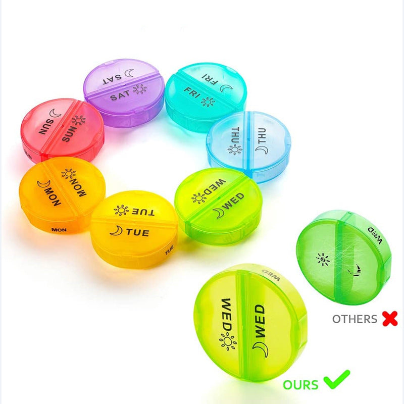 7 Days Daily Pill Box For Medicine Holder Drug Case