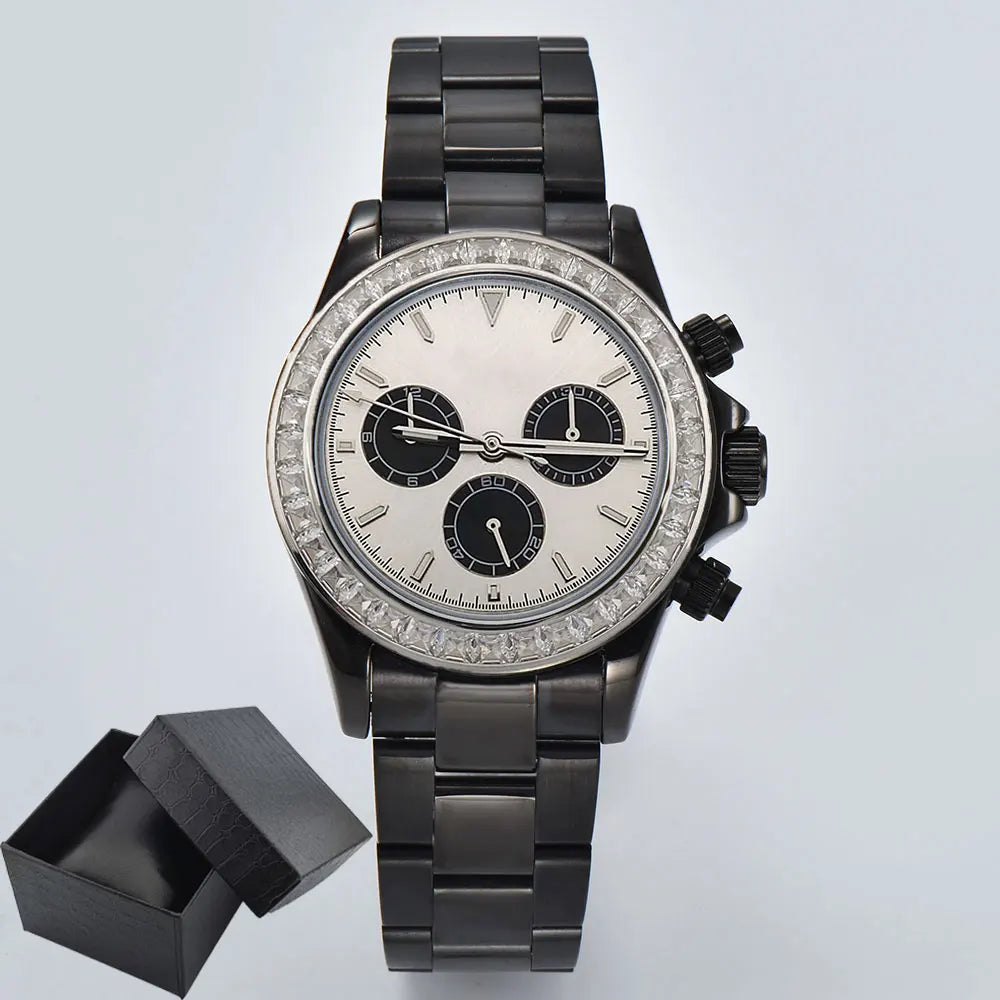 4613 WATCH man sapphire Glass GEM customized automatic mechanical watch 39.3mm 7750Amovement chronograph watch Waterproof 10ATM